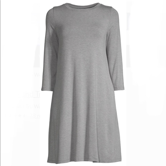 time and tru swing dress